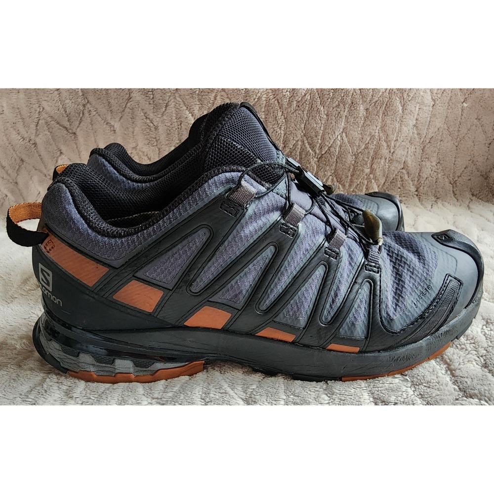Salomon XA Pro 3D Gore-Tex Men 8.5 Trail Running Shoes Gray Black Orange 409892
